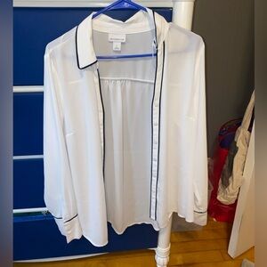 L SHEAR LONG SLEEVE BUTTON UP